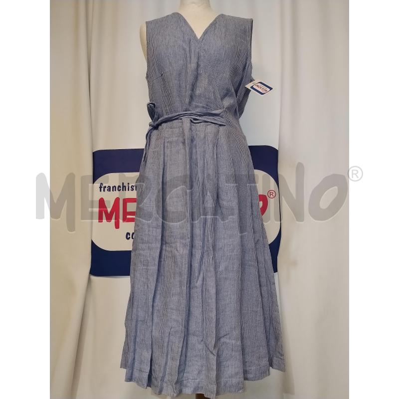 VESTITO DONNA ESPRIT  AZZURRO A RIGHE  | Mercatino dell'Usato Catania stazione centrale 1