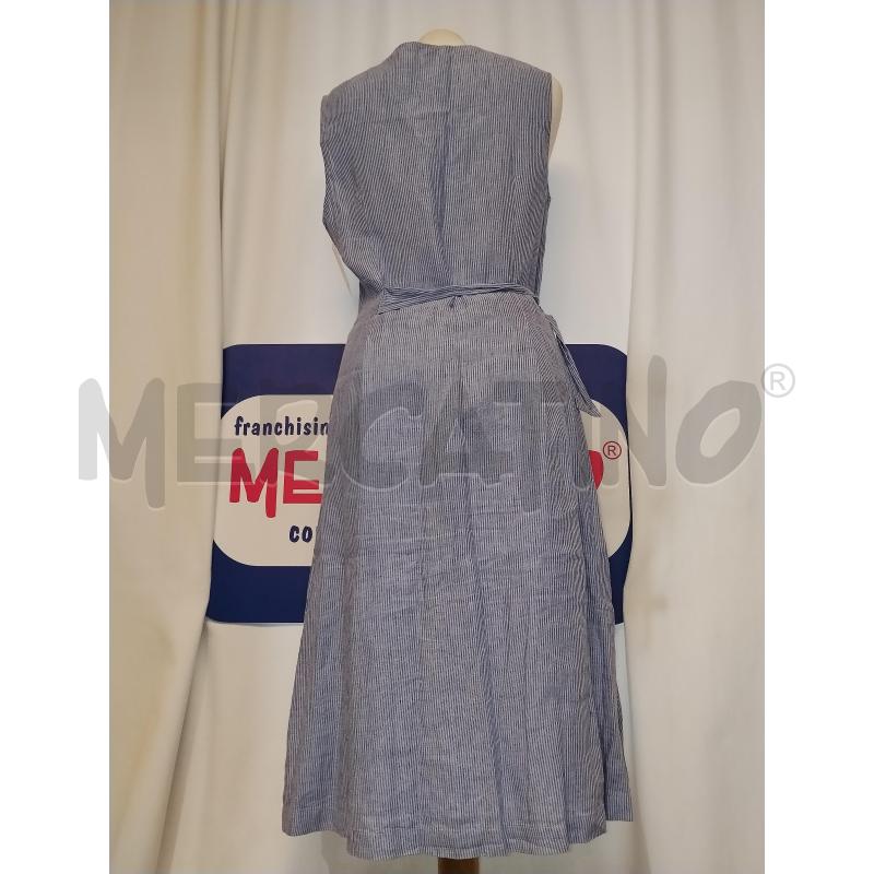 VESTITO DONNA ESPRIT  AZZURRO A RIGHE  | Mercatino dell'Usato Catania stazione centrale 3