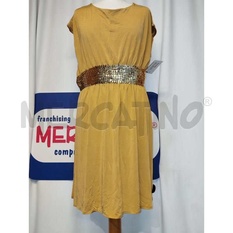 VESTITO DONNA EVENT GCOLLECTION ORO CON PAILETTES | Mercatino dell'Usato Catania stazione centrale 1
