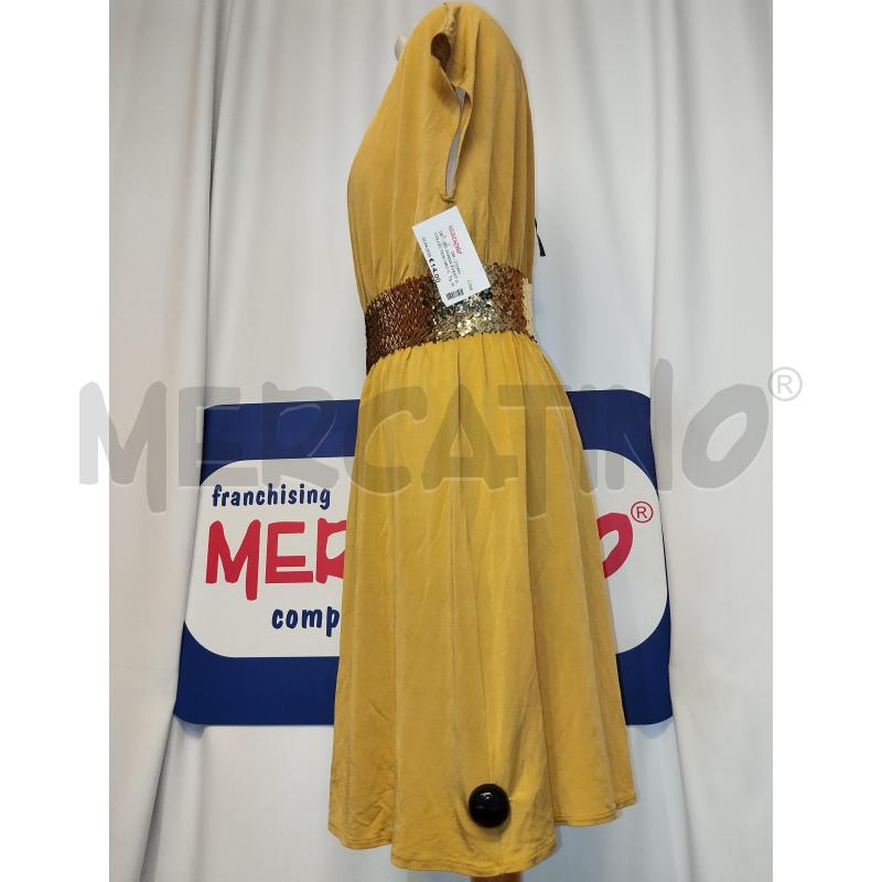 VESTITO DONNA EVENT GCOLLECTION ORO CON PAILETTES | Mercatino dell'Usato Catania stazione centrale 2
