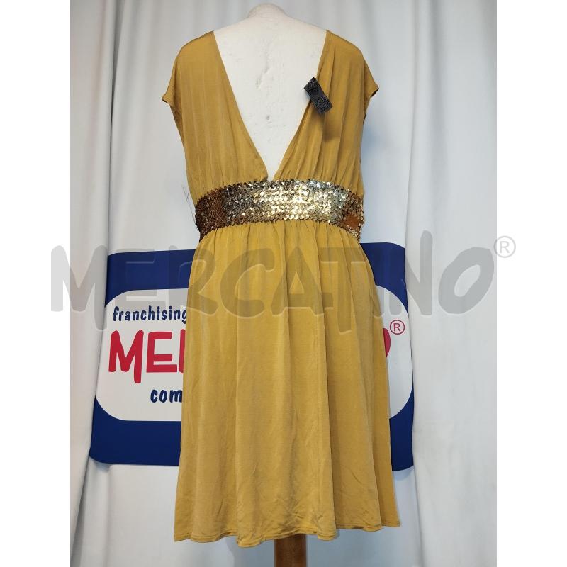 VESTITO DONNA EVENT GCOLLECTION ORO CON PAILETTES | Mercatino dell'Usato Catania stazione centrale 3