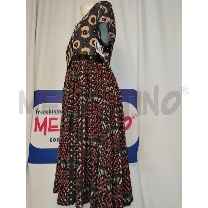 VESTITO DONNA GAS   FANTASIA BLU  E BORDEUX  | Mercatino dell'Usato Catania stazione centrale 2