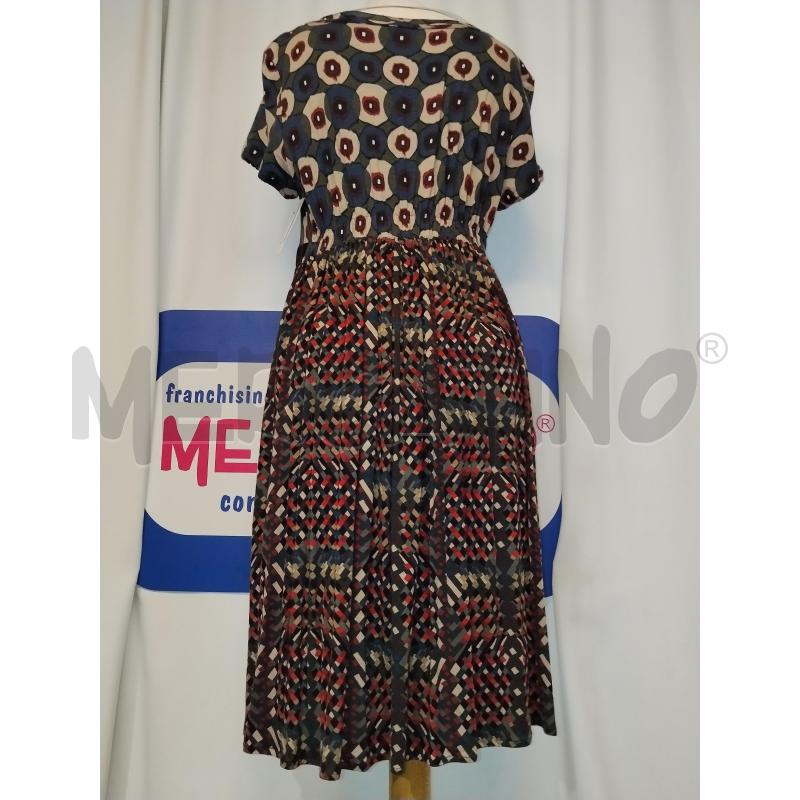 VESTITO DONNA GAS   FANTASIA BLU  E BORDEUX  | Mercatino dell'Usato Catania stazione centrale 3