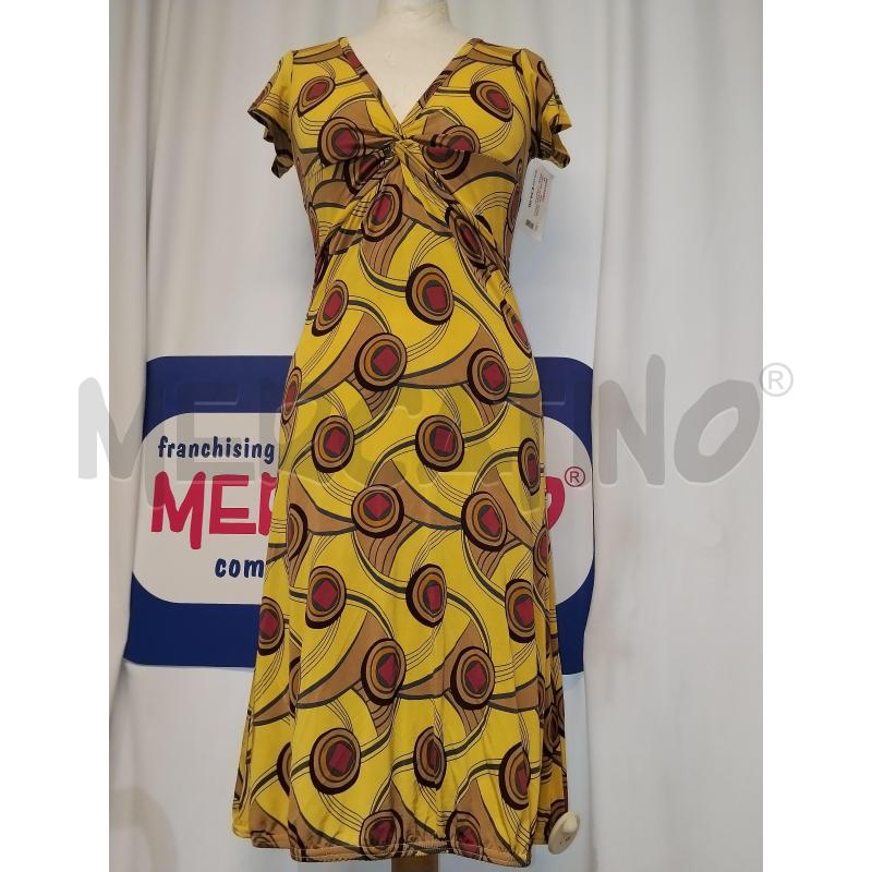 VESTITO DONNA GIALLO ETHIC  A FANTASIA  | Mercatino dell'Usato Catania stazione centrale 1