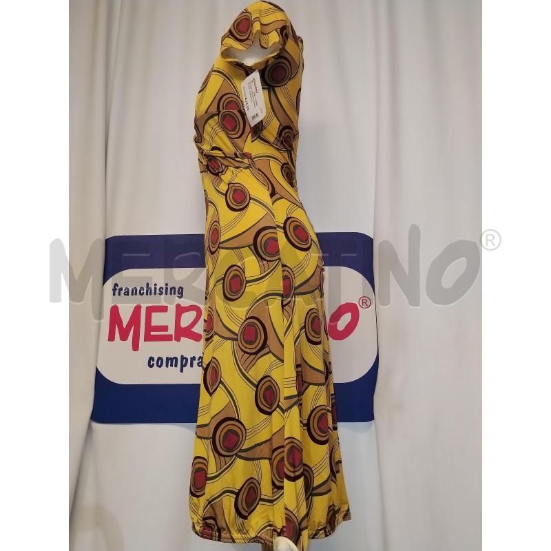 VESTITO DONNA GIALLO ETHIC  A FANTASIA  | Mercatino dell'Usato Catania stazione centrale 2