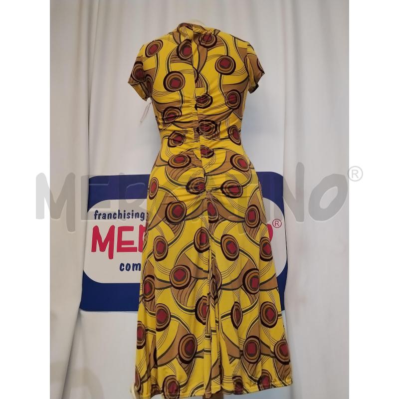 VESTITO DONNA GIALLO ETHIC  A FANTASIA  | Mercatino dell'Usato Catania stazione centrale 3