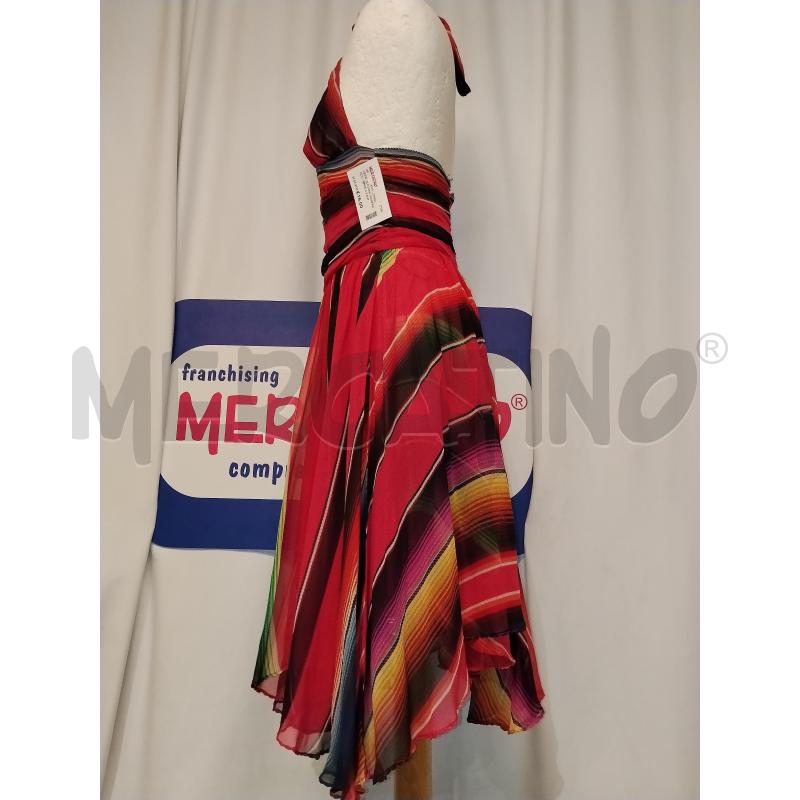 VESTITO DONNA GIANFRANCO FERRE A FANTASIA FUCSIA E COLORATO | Mercatino dell'Usato Catania stazione centrale 2