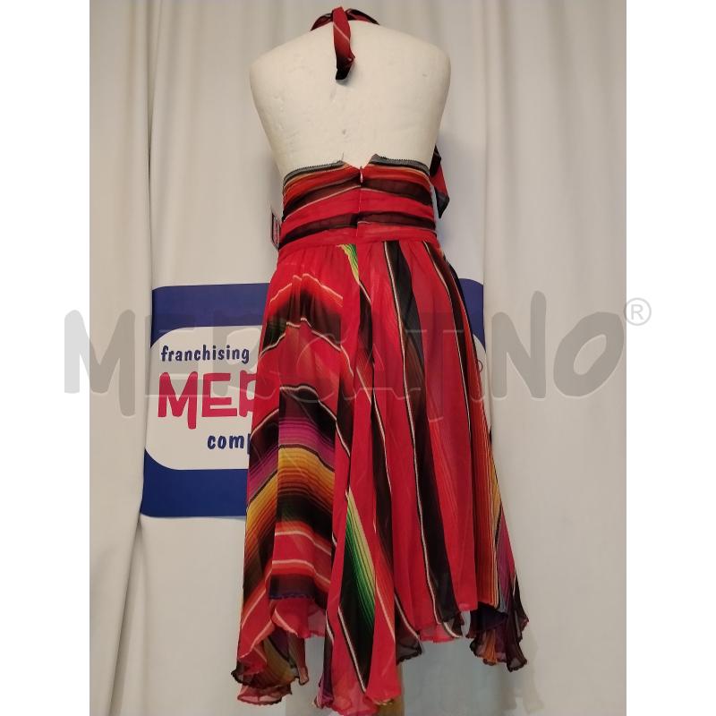 VESTITO DONNA GIANFRANCO FERRE A FANTASIA FUCSIA E COLORATO | Mercatino dell'Usato Catania stazione centrale 3