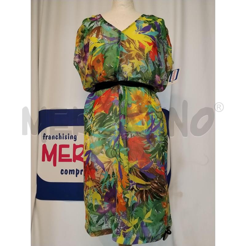 VESTITO DONNA GIORGIO KANTEN VERDE A FANTASIA  | Mercatino dell'Usato Catania stazione centrale 1