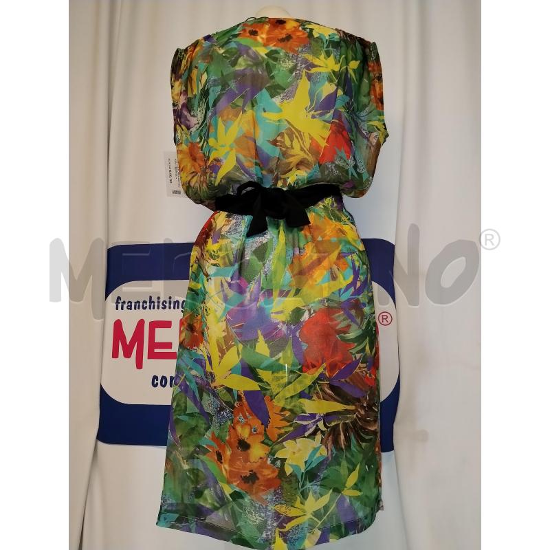 VESTITO DONNA GIORGIO KANTEN VERDE A FANTASIA  | Mercatino dell'Usato Catania stazione centrale 3