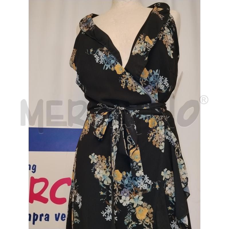 VESTITO DONNA GUESS NERO A FANTASIA FIORATO | Mercatino dell'Usato Catania stazione centrale 4