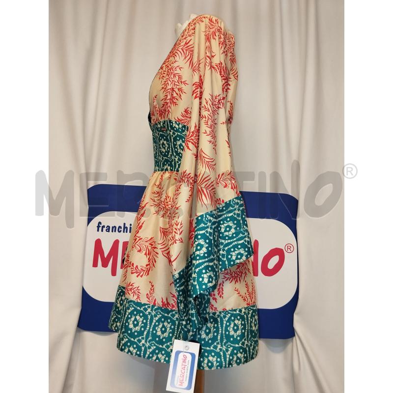 VESTITO DONNA GUESS  BEIGE E ROSA  A FANTASIA  | Mercatino dell'Usato Catania stazione centrale 2