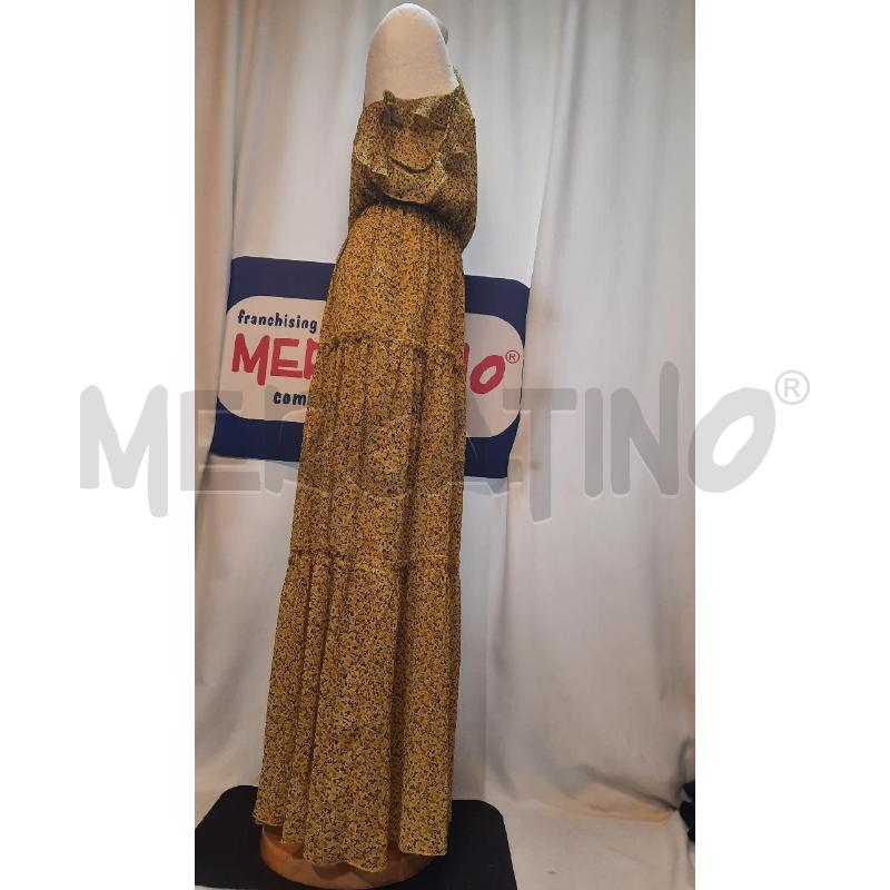 VESTITO DONNA I AM GIALLO A FANTASIA NERO | Mercatino dell'Usato Catania stazione centrale 2