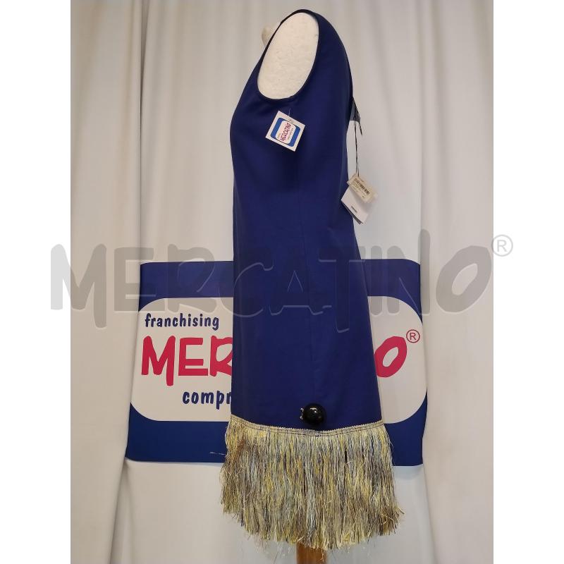 VESTITO DONNA JIJIL BLU CON FRANGE | Mercatino dell'Usato Catania stazione centrale 2