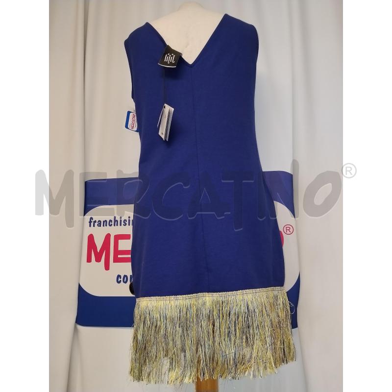 VESTITO DONNA JIJIL BLU CON FRANGE | Mercatino dell'Usato Catania stazione centrale 3