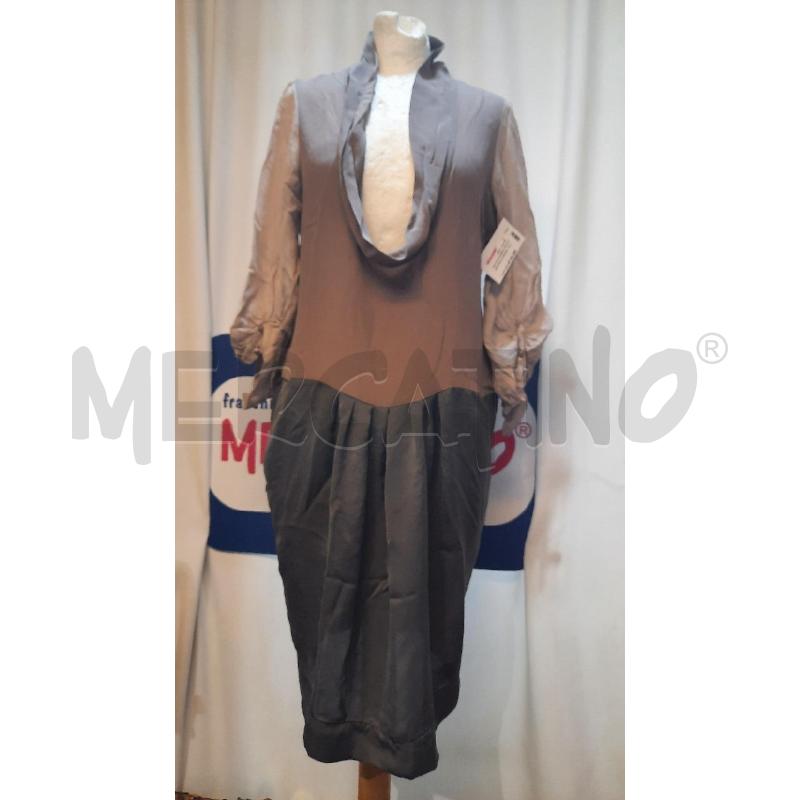 VESTITO DONNA JUCCA TORTORA E GRIGIO | Mercatino dell'Usato Catania stazione centrale 1