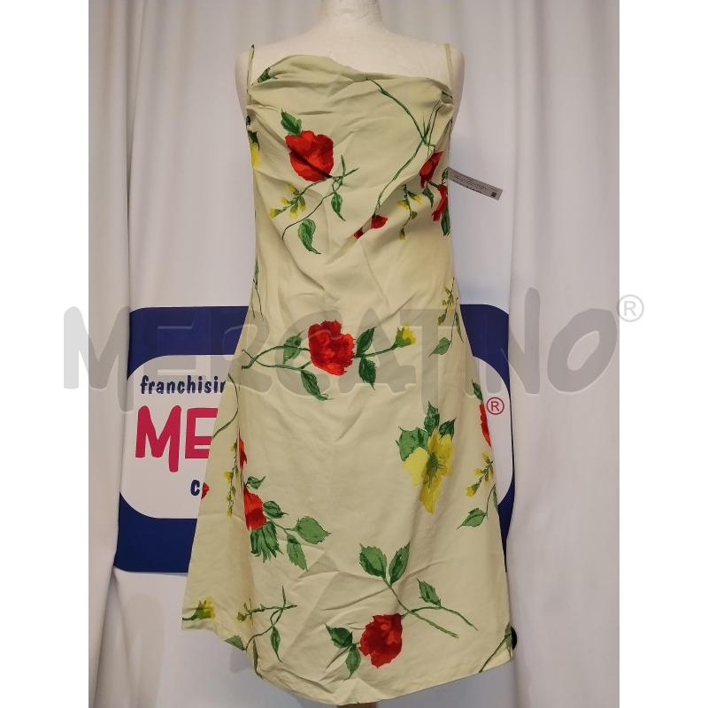 VESTITO DONNA KOOKAI VERDE A FIORI | Mercatino dell'Usato Catania stazione centrale 1