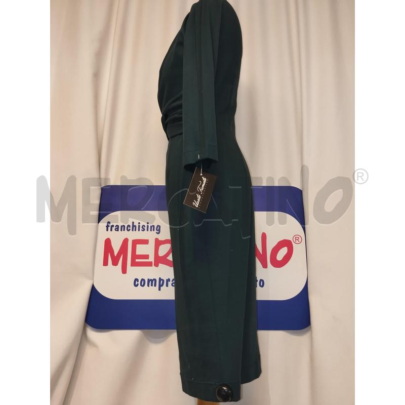 VESTITO DONNA LUISA SPAGNOLI VERDE CON INTRECCIO | Mercatino dell'Usato Catania stazione centrale 3