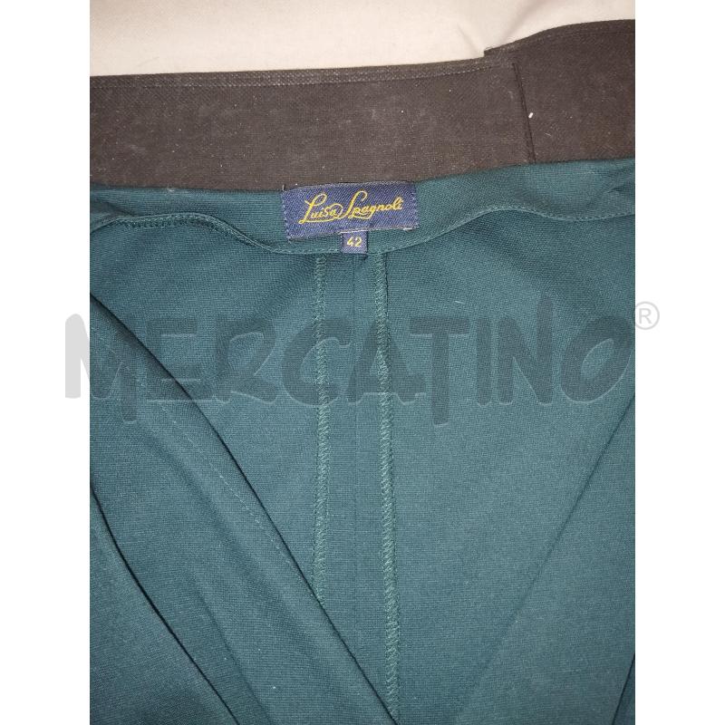 VESTITO DONNA LUISA SPAGNOLI VERDE CON INTRECCIO | Mercatino dell'Usato Catania stazione centrale 5