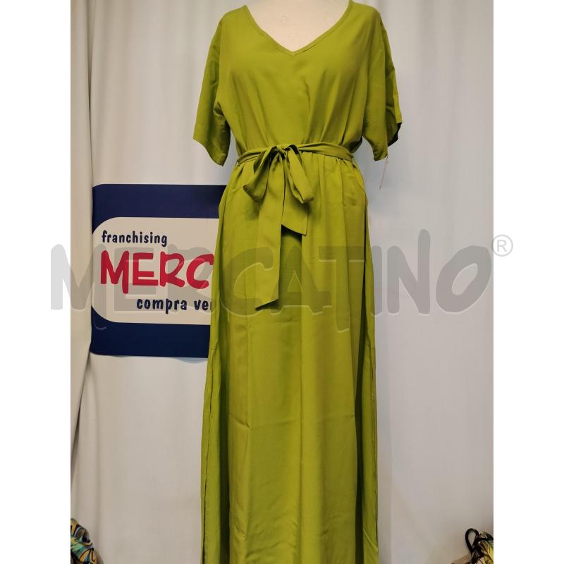 VESTITO DONNA LUNGO HAPPY BABA VERDE  | Mercatino dell'Usato Catania stazione centrale 1