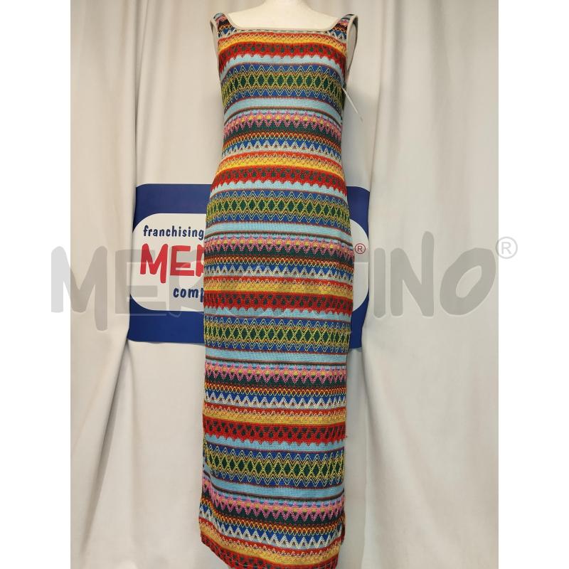 VESTITO DONNA LUNGO MULTICOLOR | Mercatino dell'Usato Catania stazione centrale 1