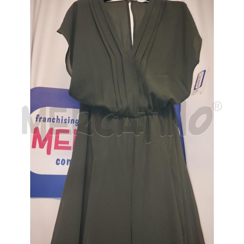 VESTITO DONNA LUNGO VERDE MILITARE A TUTA BELLUCCI | Mercatino dell'Usato Catania stazione centrale 4