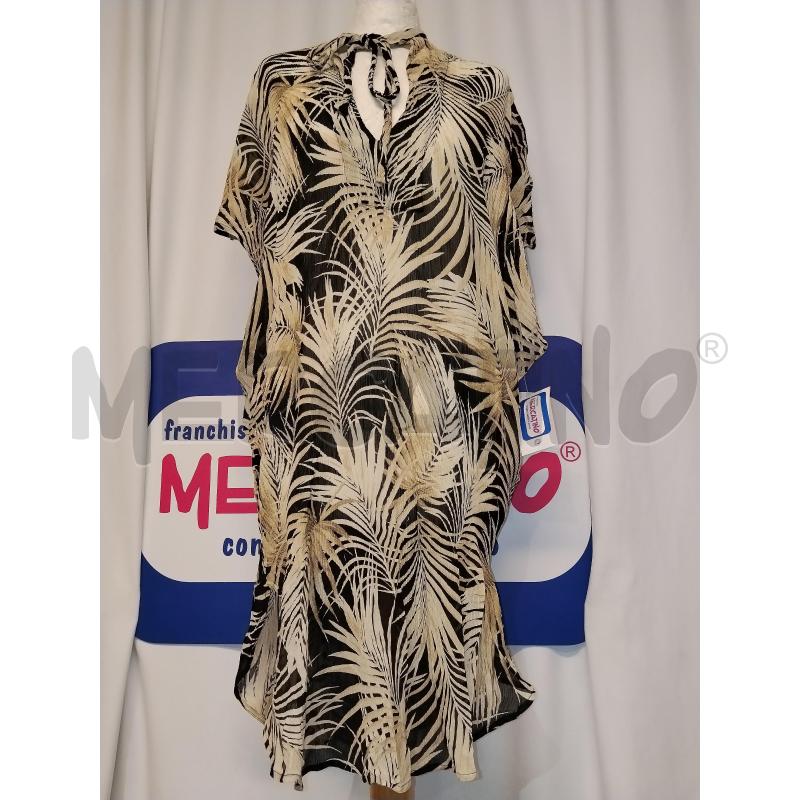 VESTITO DONNA MAGLIA FISICO A FANTASIA BEIGE E NERO | Mercatino dell'Usato Catania stazione centrale 1