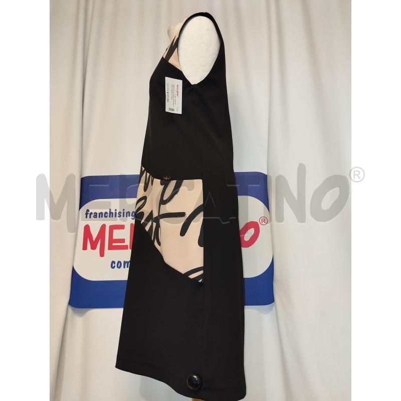 VESTITO DONNA MANUELA RIVA NERO E ROSA  | Mercatino dell'Usato Catania stazione centrale 2
