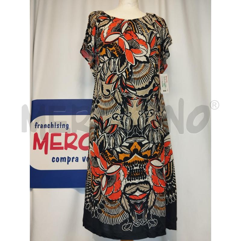 VESTITO DONNA MARELLA NERO A FANTASIA  IN MAGLINA  | Mercatino dell'Usato Catania stazione centrale 1