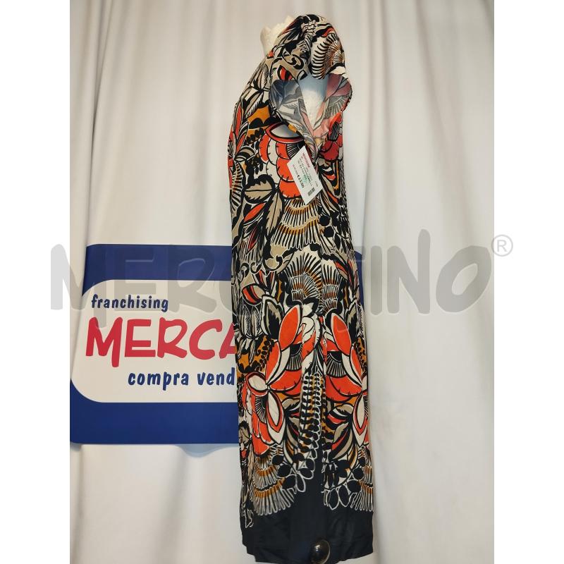 VESTITO DONNA MARELLA NERO A FANTASIA  IN MAGLINA  | Mercatino dell'Usato Catania stazione centrale 2