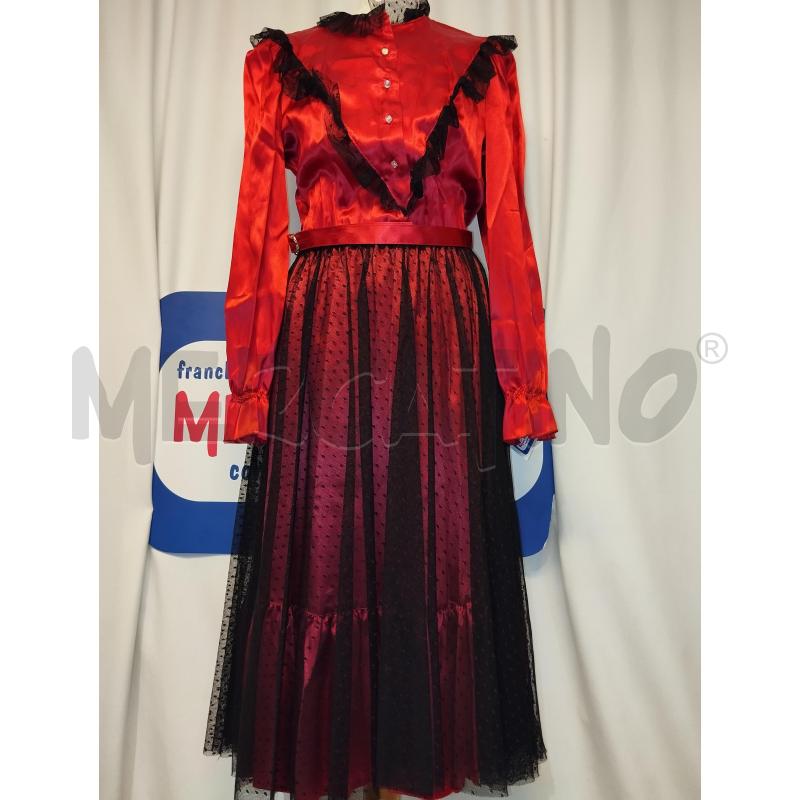 VESTITO DONNA MARIELLA ANNI  NERO E FUCSIA  | Mercatino dell'Usato Catania stazione centrale 1