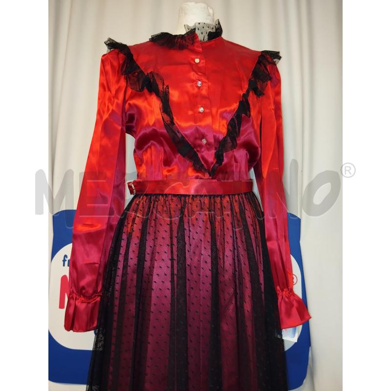 VESTITO DONNA MARIELLA ANNI  NERO E FUCSIA  | Mercatino dell'Usato Catania stazione centrale 4