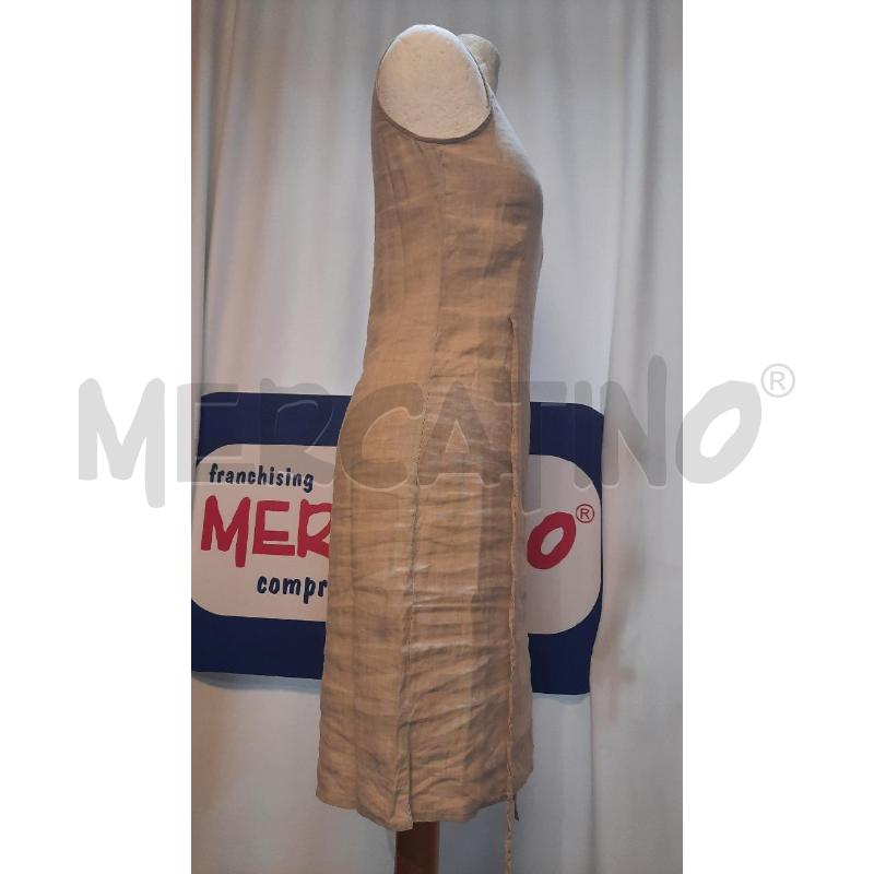 VESTITO DONNA MAX&CO BEIGE IN LINO | Mercatino dell'Usato Catania stazione centrale 2