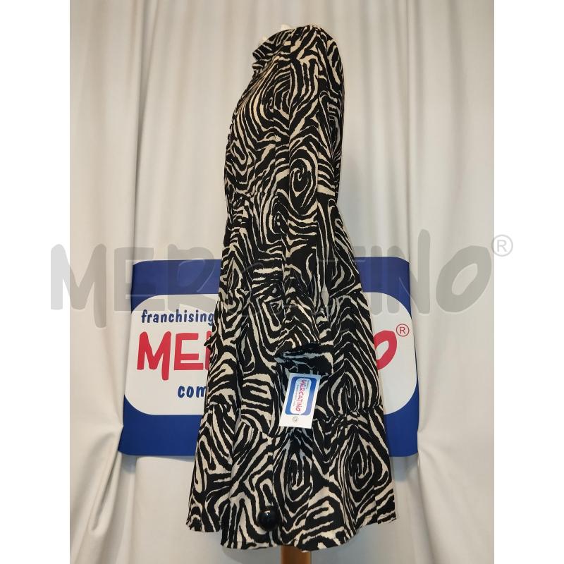 VESTITO DONNA MEG NERO A FANTASIA BEIGE | Mercatino dell'Usato Catania stazione centrale 2