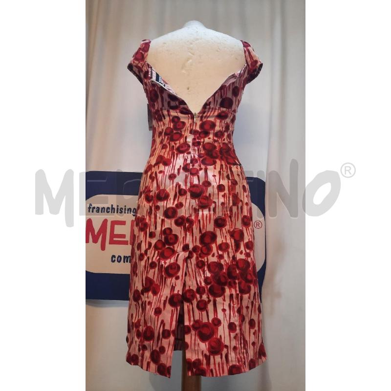 VESTITO DONNA MISS SIXTY ROSSO A FANTASIA  | Mercatino dell'Usato Catania stazione centrale 3