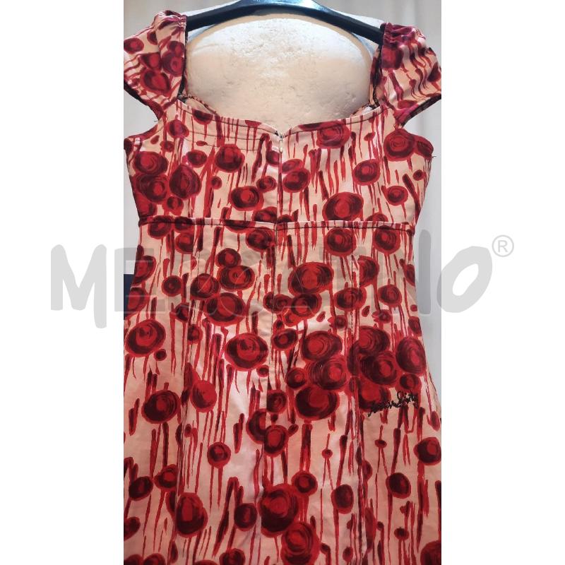 VESTITO DONNA MISS SIXTY ROSSO A FANTASIA  | Mercatino dell'Usato Catania stazione centrale 4