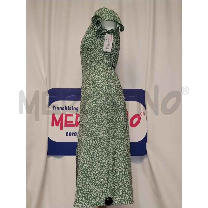 VESTITO DONNA MONTEAU VERDE A FIORELLINI | Mercatino dell'Usato Catania stazione centrale 2
