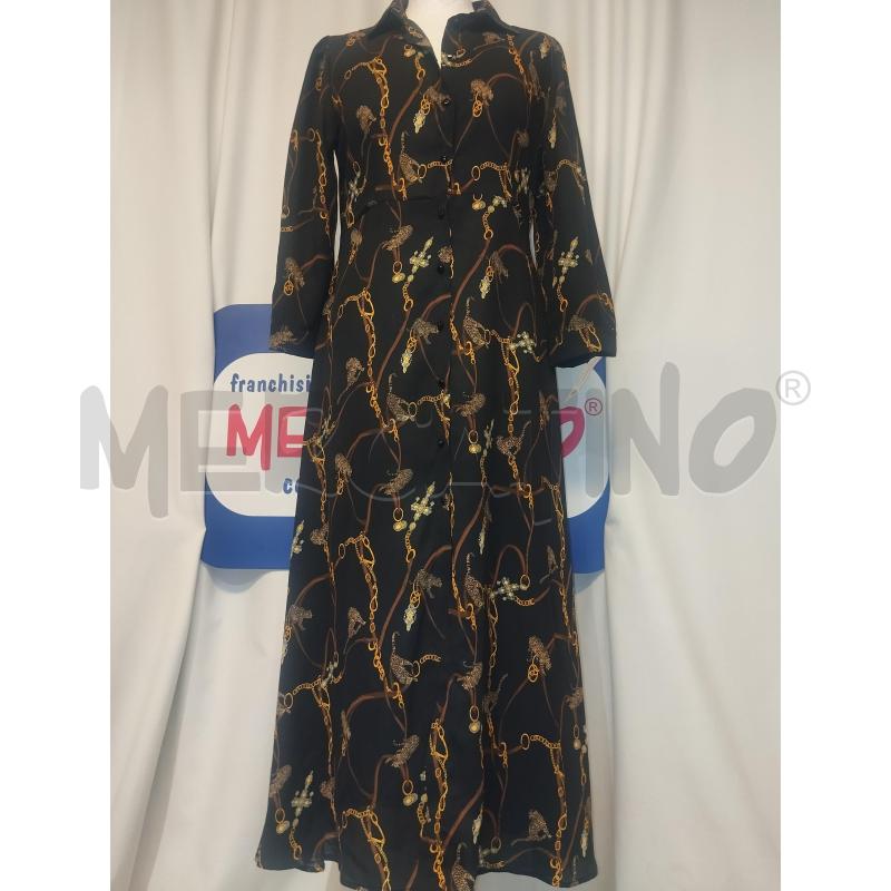 VESTITO DONNA MOTIVI NERO A FANTASIA | Mercatino dell'Usato Catania stazione centrale 1