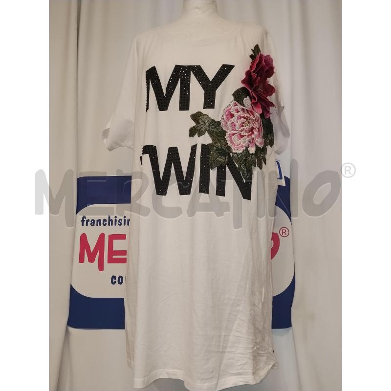 VESTITO DONNA MY TWINSET  BIANCO  | Mercatino dell'Usato Catania stazione centrale 1