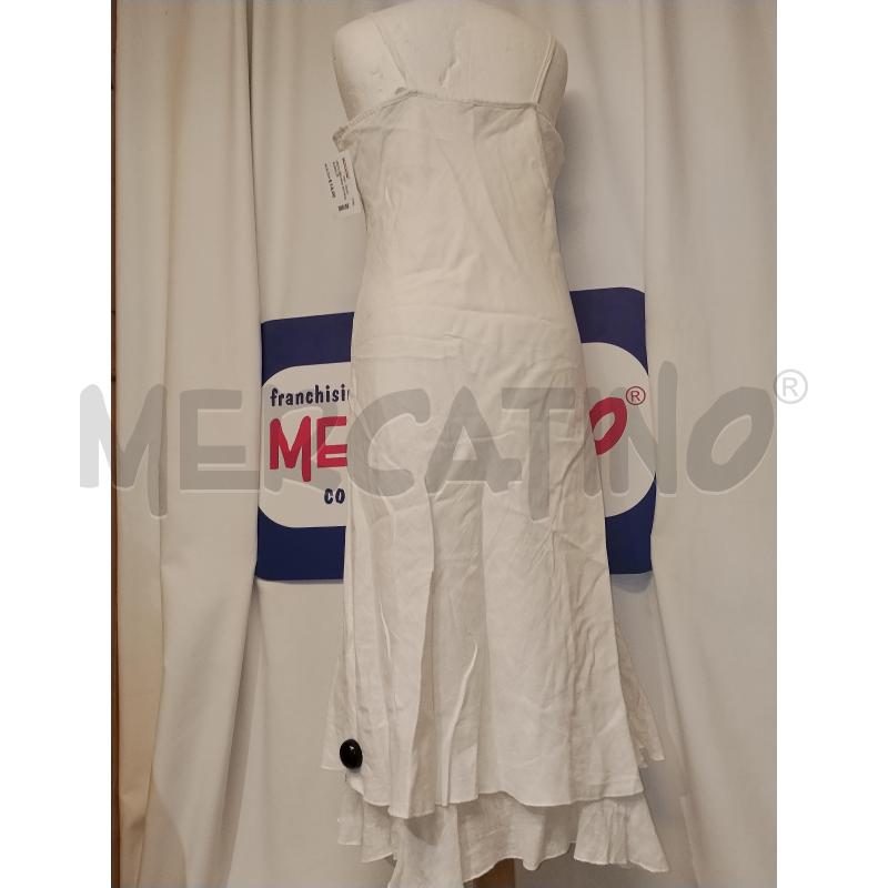 VESTITO DONNA NATURAL B BIANCO  | Mercatino dell'Usato Catania stazione centrale 2