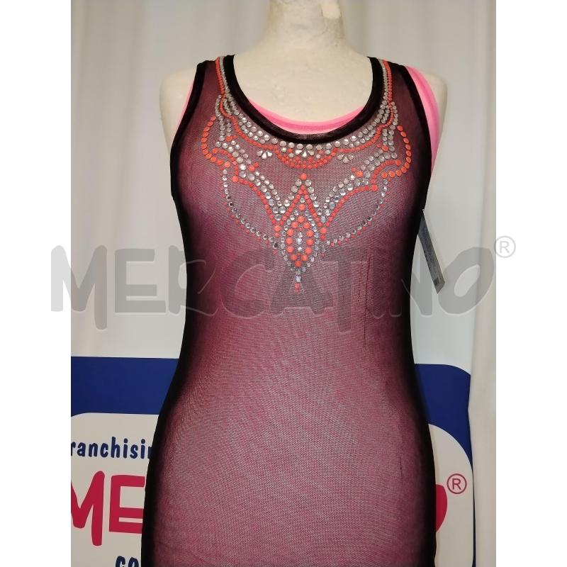 VESTITO DONNA NERO CON SOTTANINA ROSA PINKO  | Mercatino dell'Usato Catania stazione centrale 4