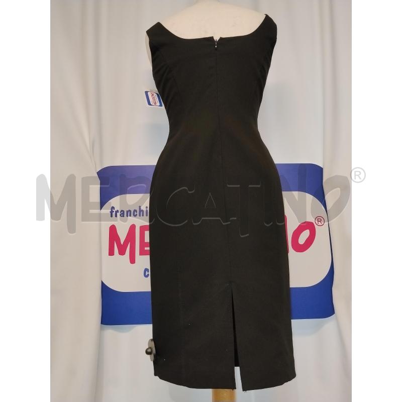 VESTITO DONNA NOW NERO A TUBINO | Mercatino dell'Usato Catania stazione centrale 3