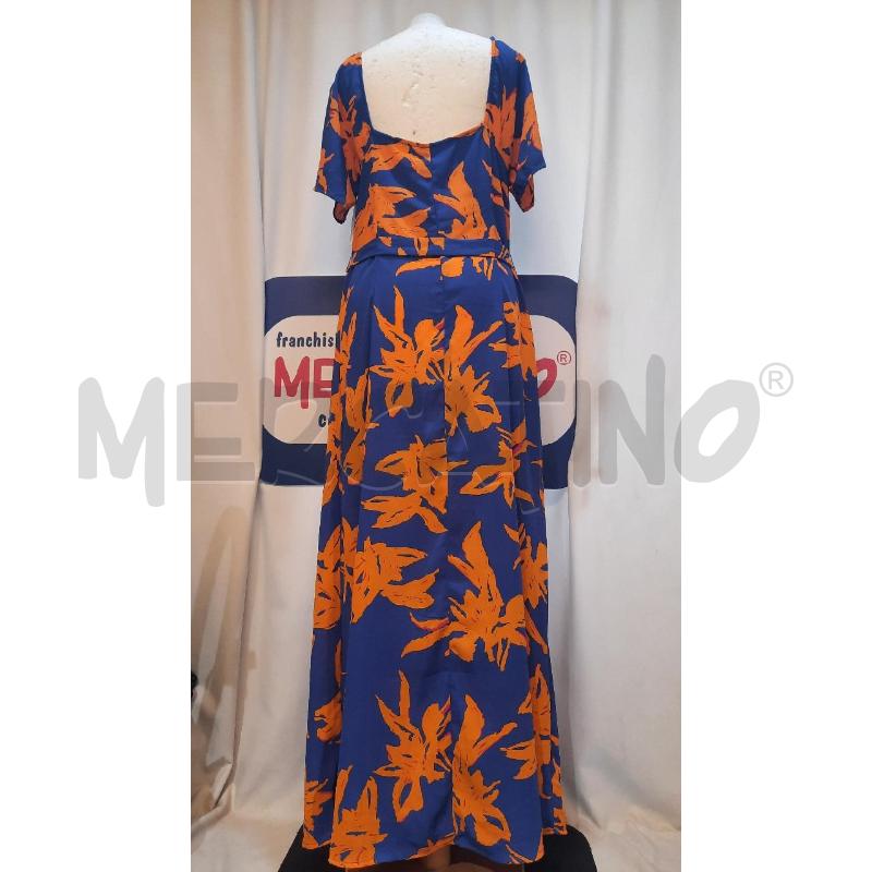 VESTITO DONNA ONLY A FANTASIA ARANCIONE BLU | Mercatino dell'Usato Catania stazione centrale 3