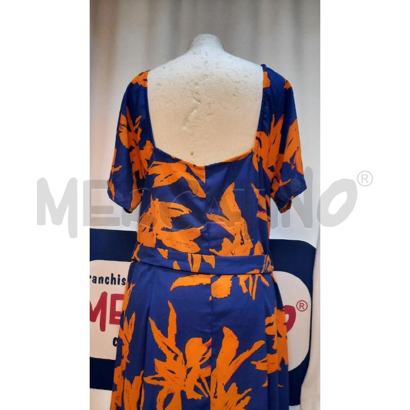 VESTITO DONNA ONLY A FANTASIA ARANCIONE BLU | Mercatino dell'Usato Catania stazione centrale 4