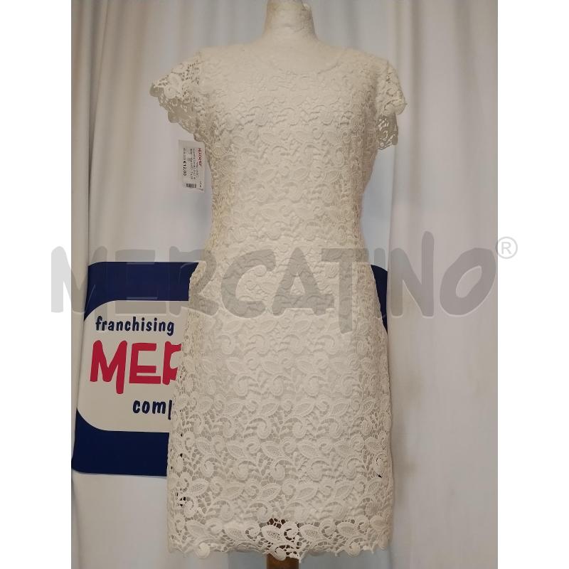 VESTITO DONNA ONLY BIANCO RICAMATO  | Mercatino dell'Usato Catania stazione centrale 1