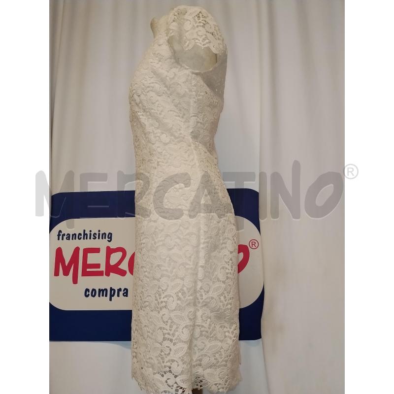 VESTITO DONNA ONLY BIANCO RICAMATO  | Mercatino dell'Usato Catania stazione centrale 2