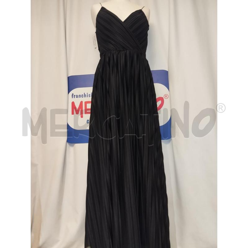 VESTITO DONNA ONLY NERO PLISSETTATO | Mercatino dell'Usato Catania stazione centrale 1