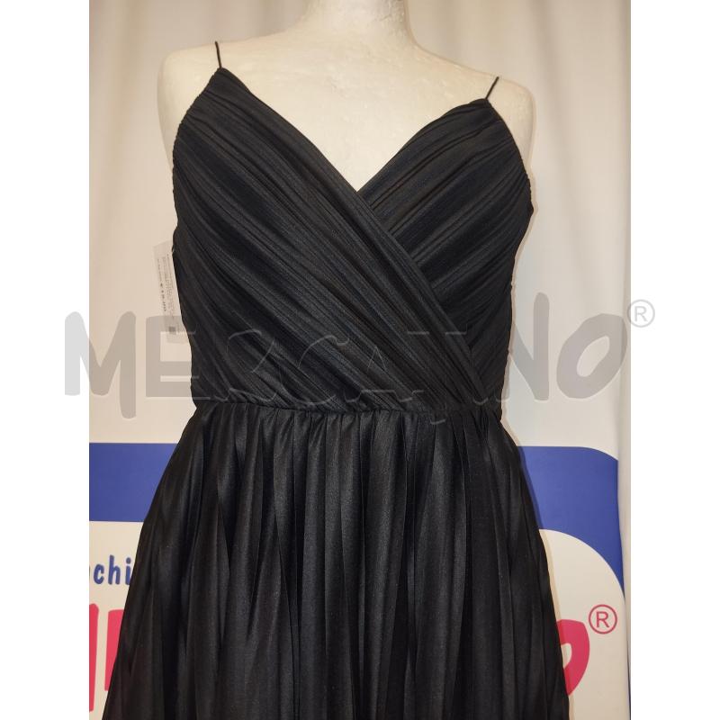 VESTITO DONNA ONLY NERO PLISSETTATO | Mercatino dell'Usato Catania stazione centrale 2