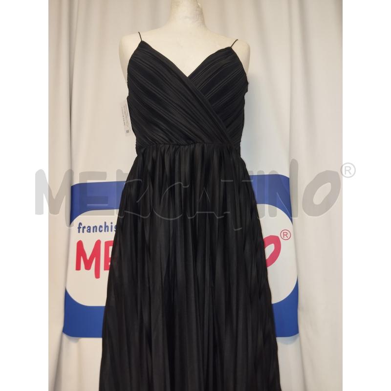 VESTITO DONNA ONLY NERO PLISSETTATO | Mercatino dell'Usato Catania stazione centrale 3