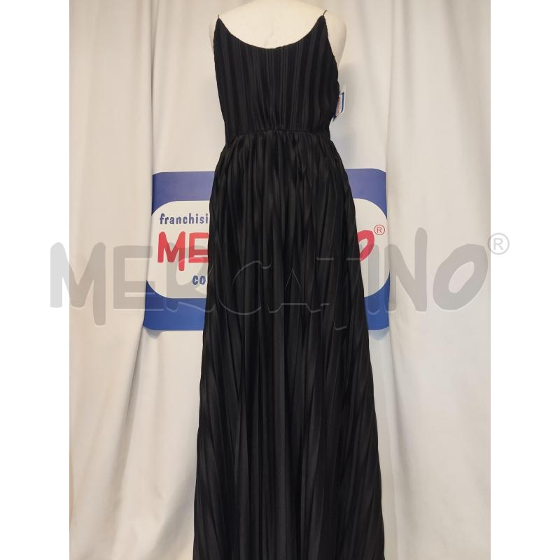 VESTITO DONNA ONLY NERO PLISSETTATO | Mercatino dell'Usato Catania stazione centrale 5